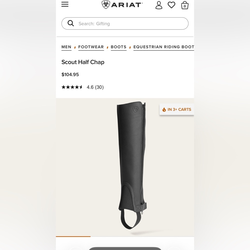 Ariat Bronze Scout Chap